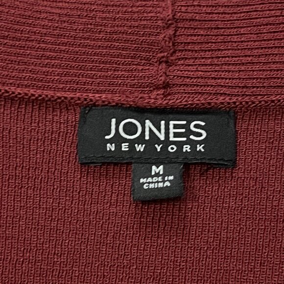 Jones New York Women's Open Front Cardigan Size Medium Open Front Sweater - Picture 6 of 7